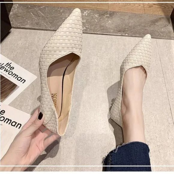 Women New autumn pointed toe pumps stiletto medium heel - Picture 6 of 9